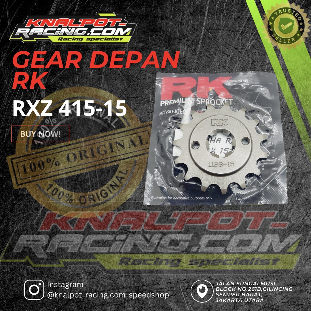 GEAR DEPAN RK RXZ 415-15